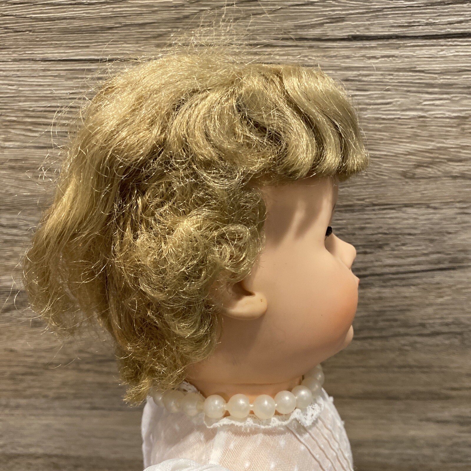 21 Inch Tall Vintage Rubber Doll Eyes Open /close Doll eBay