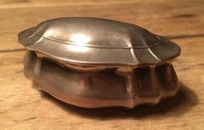 1927 Rare Antique Fine 800 Solid Silver Art Nouveau European Snuff Box, 29.7 g