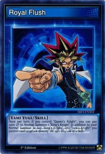 Royal Flush - SBLS-ENS04 - Super Rare - 1st Edition x3 - Near Mint