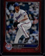 2022 Topps Chrome Ben Baller Baseball Jon Gray #23 Red Refractor /5