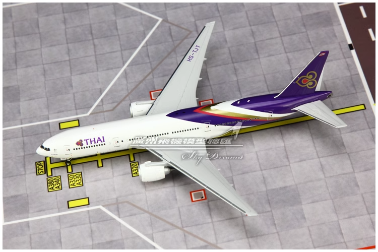 【美品】Phoenix タイ航空 BOEING 777-200ER 1/400 1:400 Phoenix THAI BOEING 777-200ER Passenger Airplane Diecast