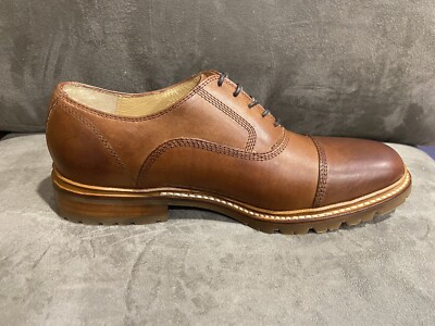NEW! Frye James Bal Lug Oxford 87943 Mens Brown Leather Lace 