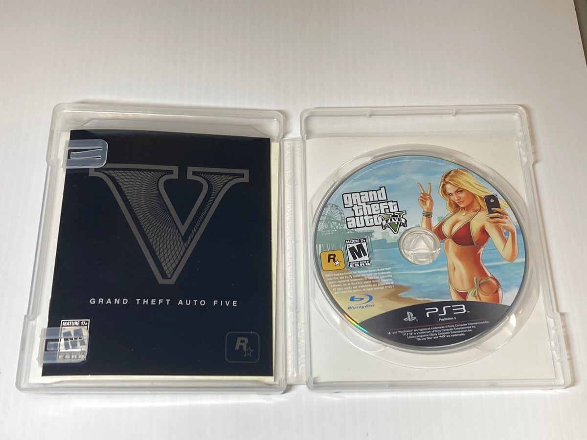 Grand Theft Auto V Playstation 3 PS3 Video Game | eBay
