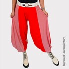 Pantalon Ballon Lagenlook My Obsession Noir - Taille élastique, 5 Tailles, Jersey, Neuf Avec étiquettes