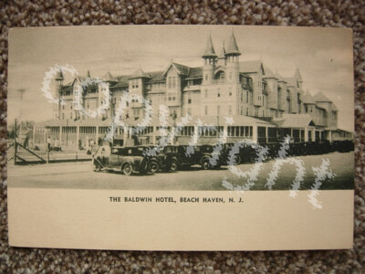 BEACH HAVEN NJ-BALDWIN HOTEL-1936-NEW JERSEY-LONG