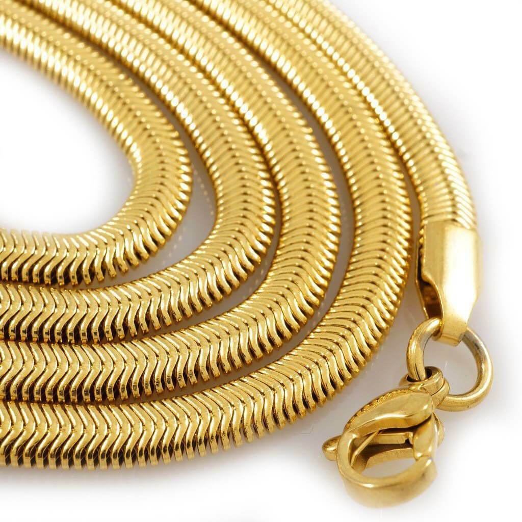 アクセサリー [RESERVED]18K Real Gold Snake Chain 40cm - アクセサリー