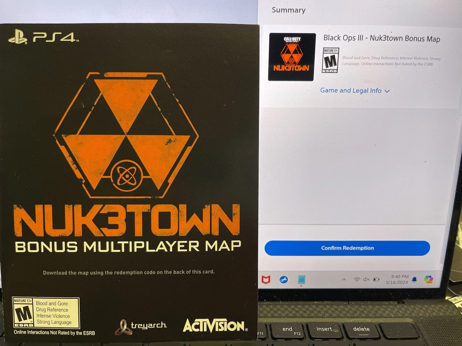 Call of Duty Black Ops III Nuketown Map PlayStation 4