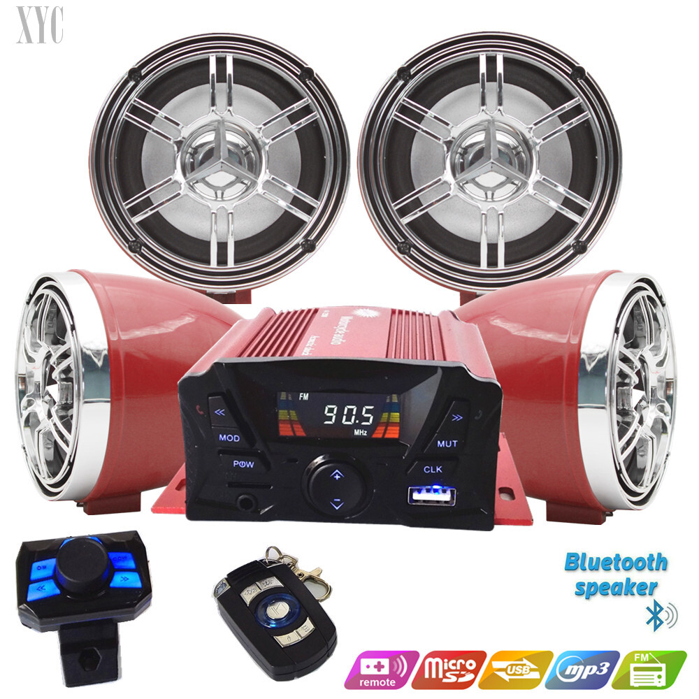 Golf Car Cart MP3/Bluetooth Player Speaker FM Radio AMP Ster