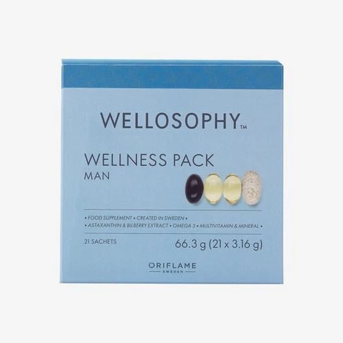 Oriflame Wellness Pack man Omega3 Astaxanthin - ORIGINAL