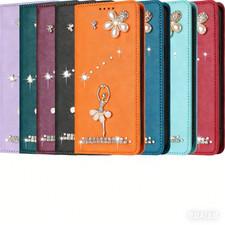 Girl Ballet Diamond Leather Wallet Phone Ca for Redmi 15C 15 14C 12 10 K90 A3 A5