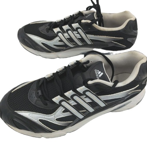 Adidas Originals Temper Run 2 Mens Shoes Size 11 Black Silver Sneakers IH0404