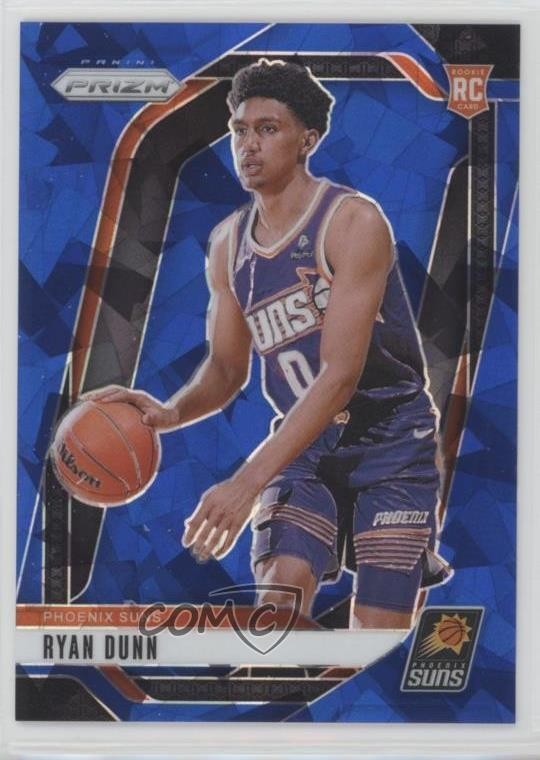 2024-25 Panini Prizm Blue Ice Prizm 96/125 Ryan Dunn #258 Rookie RC 14md