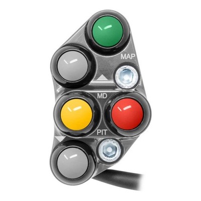 JETPRIME LEFT RACING SWITCH YAMAHA YZF-R1 2023 (TRACK ONLY) (TITANIUM)