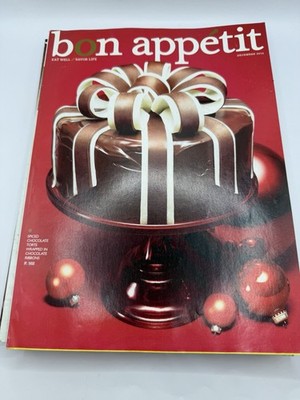 2010 December Edition Bon Appetit Food And Entertaining Magazine Recipes Cooking