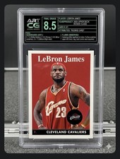 Topps 2008-09 LeBron James Rookie Card #23 Cleveland Cavaliers Basketball. rookie card picture