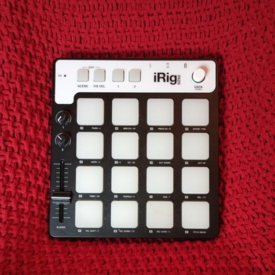 IK Multimedia iRig Pads MIDI groove controller for iPhone, iPad Mac Untested 