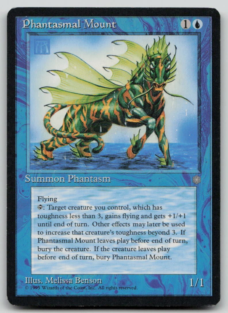 Phantasmal Mount [Ice Age - 88] Moderately Played Uncommon Magic