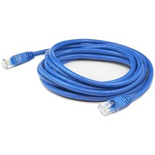 AddOn ADD7FCAT6BE 7ft RJ-45 M-M Straight Blue Cat6 Cable