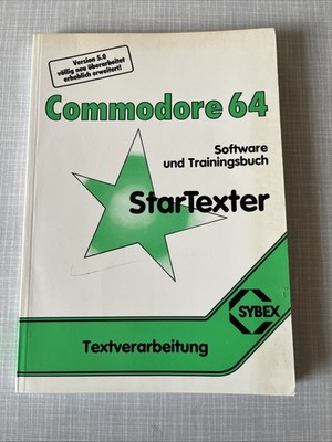 Commodore 64 Star Texter 5.0 Software und Trainingsbuch C64