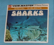 vintage SHARKS VIEW-MASTER REELS packet with booklet