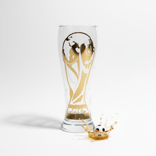 Official FIFA World Cup 2026 Edition -11Oz Trophy Beer Glass​ - a Historic, Once