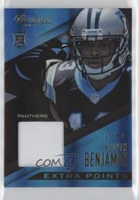 2014 Prestige Extra Points Gold Prime 27/50 Kelvin Benjamin #KB Jumbo Patch 3xk