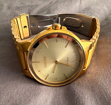 Casio Enticer Men's 40mm Quartz Analog Gold Stainless Bracelet Black Dial Day