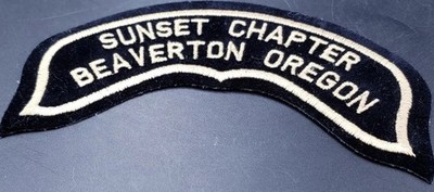 Harley Davidson HOG Sunset Chapter Beaverton Oregon Patch 5'' Large New