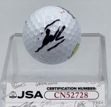 MIN WOO LEE SIGNED AUTOGRAPH MASTERS LOGO GOLF BALL LET HIM COOK JSA COA CN52728