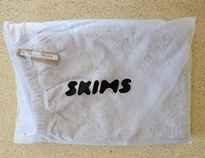 SKIMS Cotton Fleece Classic Straight Leg Pants Light Heather Grey XL NWT 88