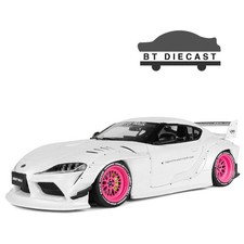 SOLIDO 2025 TOYOTA GR SUPRA LBWK LIBERTY WALK 1/18 DIECAST WHITE S1815502