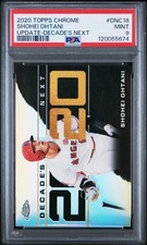 2020 TOPPS CHROME SHOHEI OHTANI #DNC18 UPDATE DECADES NEXT PSA 9