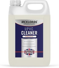 McKLords Commercial uPVC Cleaner for Hard Plastic, Doors, Gutters and Window