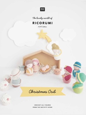 Rico Weihnachten Häkelanleitung Buch Krippe Krippe Ricorumi Amigurumi Garn