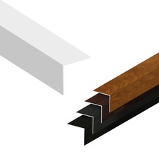 uPVC Plastic Angle Corner Trim 90 Degree Rigid PVC Joint Cover Bead 2.5m