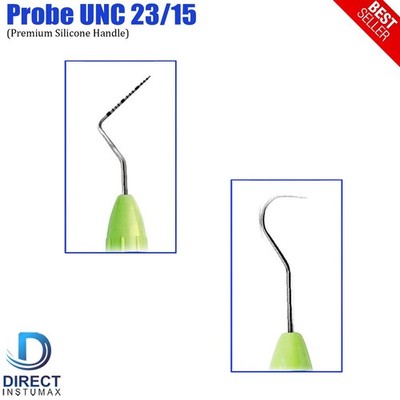 Dental Perio Explorer 23 Probe UNC 15 Color Marking Diagnostic Double Ended 2pcs