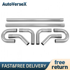 3" Inch 76mm Universal Stainless Steel Exhaust Pipe Mandrel Straight Bend Kit