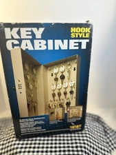 Key Cabinet MMF Industries Mounting 28 Hook Key  Cabinet with Combination Lock