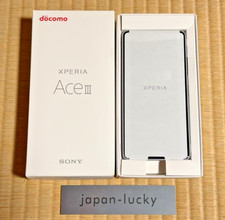 Sony Xperia Ace III SO-53C Gray SIM Free Unlocked Docomo White ROM New Japan