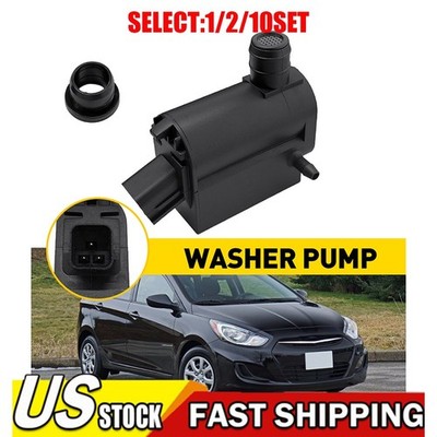 Windshield Washer Pump for Hyundai Accent Elantra Santa Fe Kona Veloster 1~10X