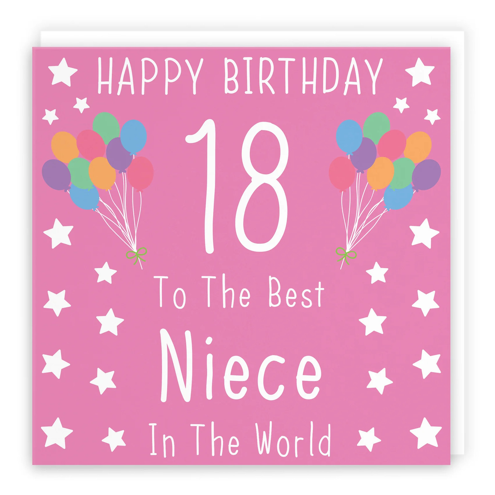 18th Niece Birthday Card Iconic