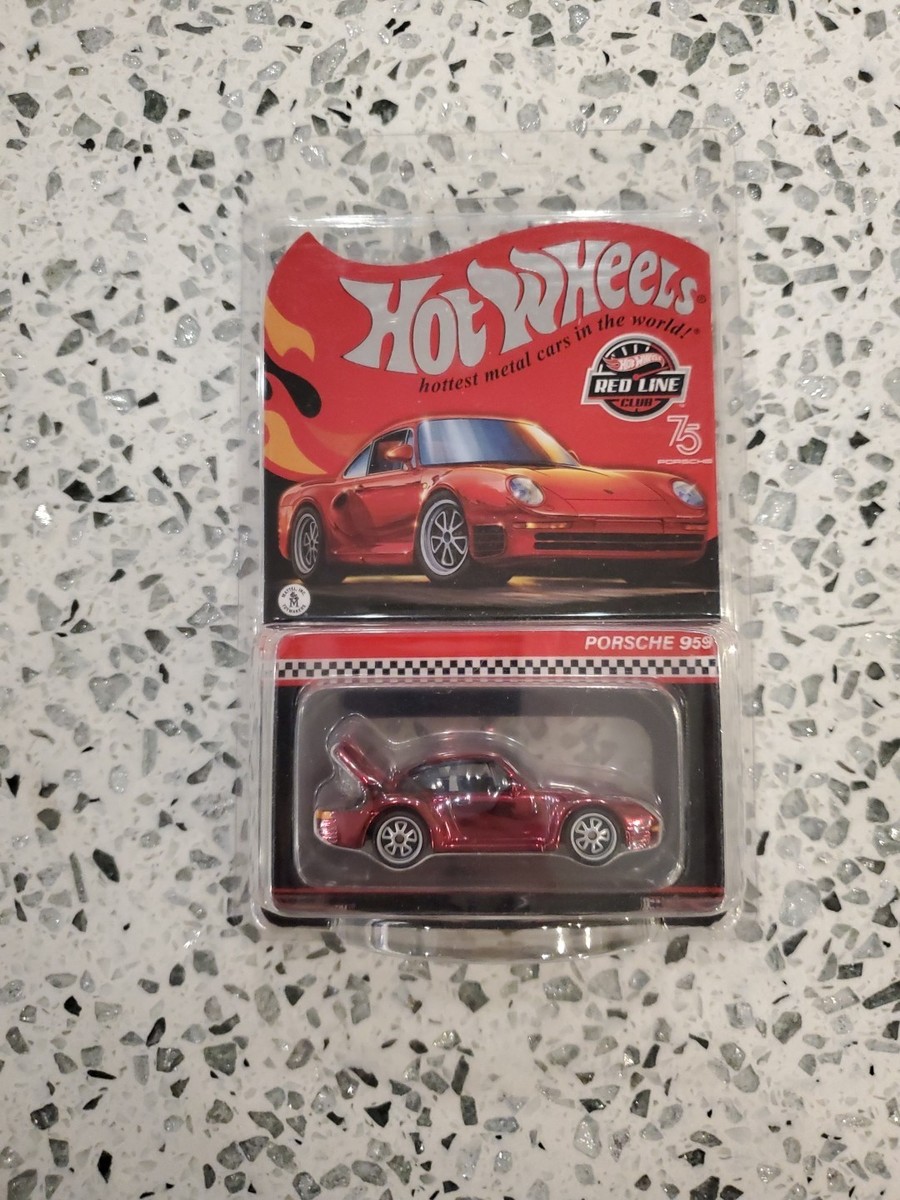 Hot Wheels Red Line Club RLC Exclusive Red Porsche 959 New Mattel