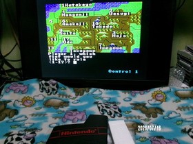 #1049 Nobunaga's Ambition Nintendo, 1989 NES in box with manual & box protector