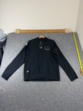 Adidas Women  s Medium Black Windbreaker Shell Training Golf Jacket NWT