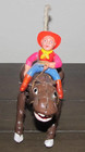 Vintage Japan Tin Toy Ride 'Em Rider Cowboy Horse Wind Up Toy WORKING w/BOX — photo 8