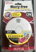 Kidde Smoke Alarm P3010B Ten-Year Worry Free Talking Smoke Alarm