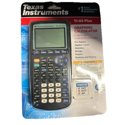 Texas instruments T1-plus T 83 plus Graphing calculator (U)