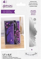 Gemini By Crafters Companion - STAMP N METAL CUTTING DIE - DANCING STARS