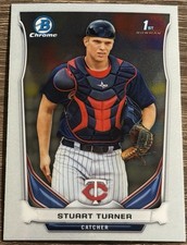 2014 Bowman Chrome #BCP84 Stuart Turner Prospects Minnesota Twins