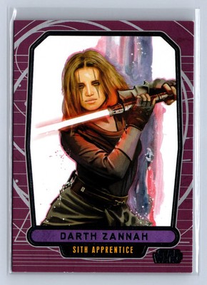 2013 Topps Star Wars Galactic Files Darth Zannah Sith Apprentice #554